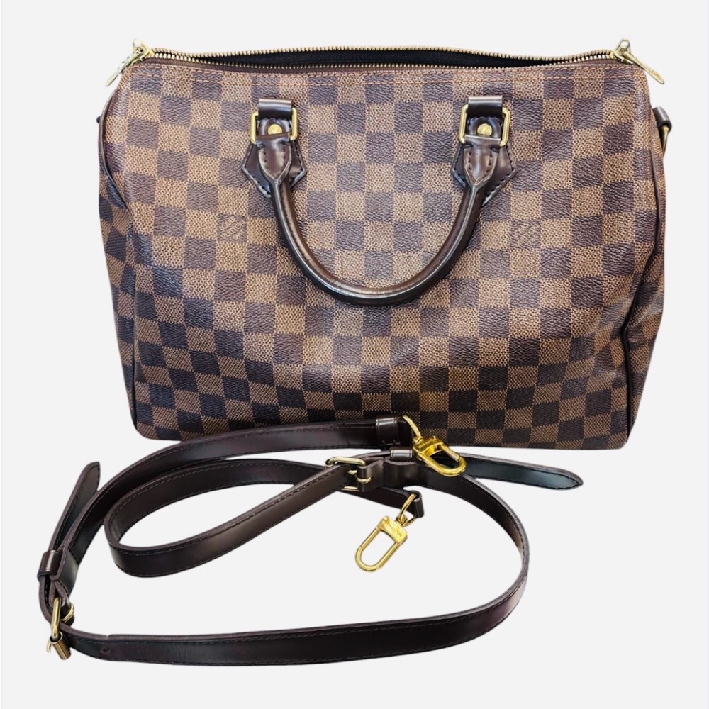 Louis Vuitton Speedy Bandoulière 30 Damier Ebene
